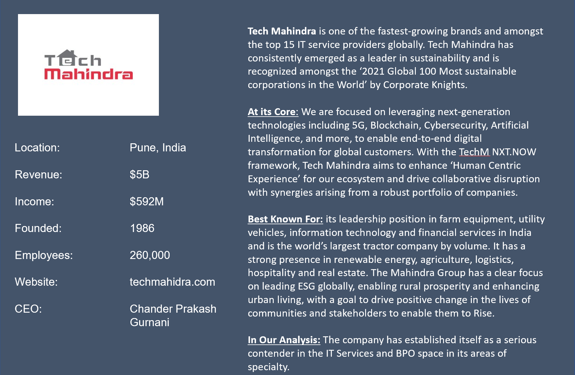 tech mahindra